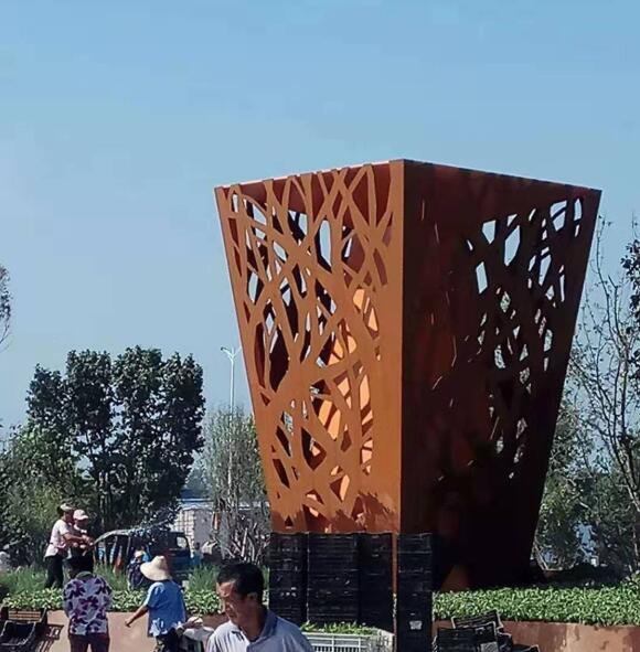 南京耐候钢板雕塑
